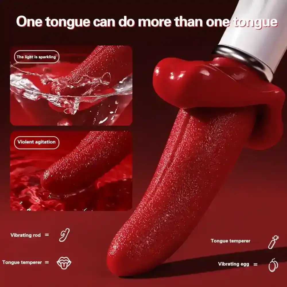 sextoy langue vibrant etanche rechargeable