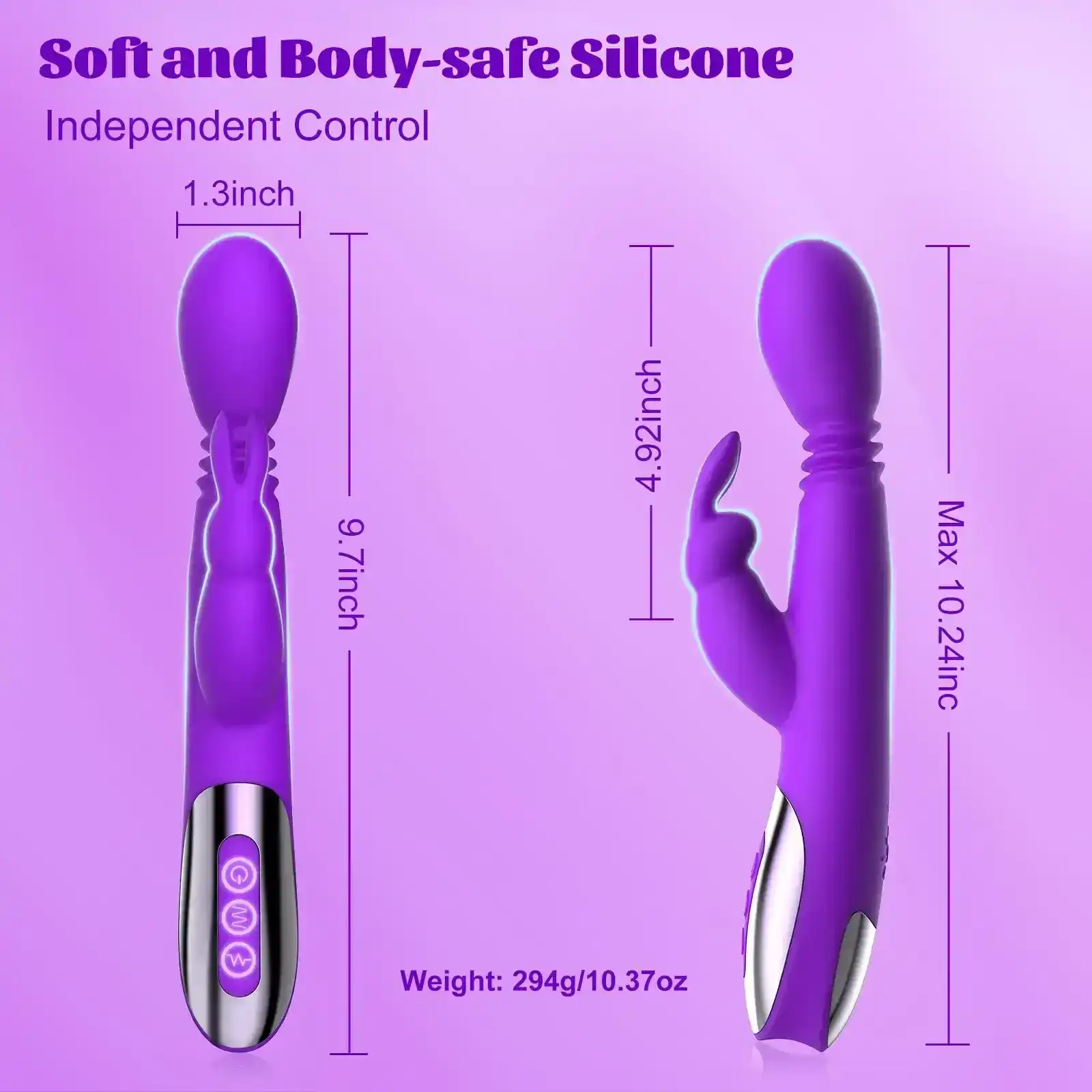 sextoy lapin rotatif et chauffant