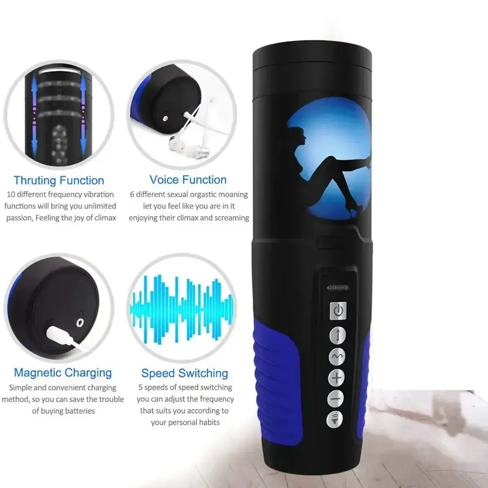 sextoy masculin telescopique a vibrations