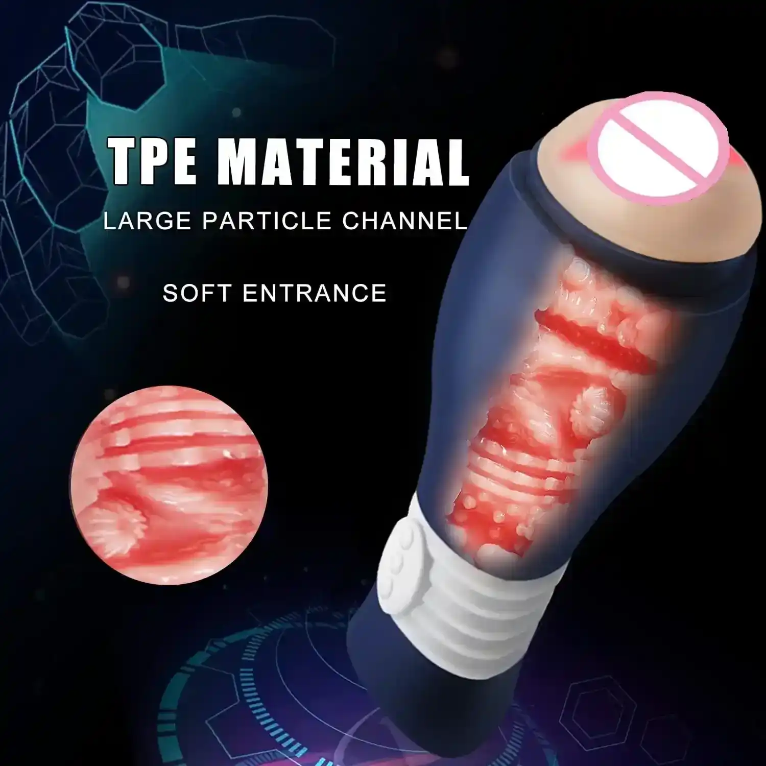 sextoy masculin telescopique aspiration realiste