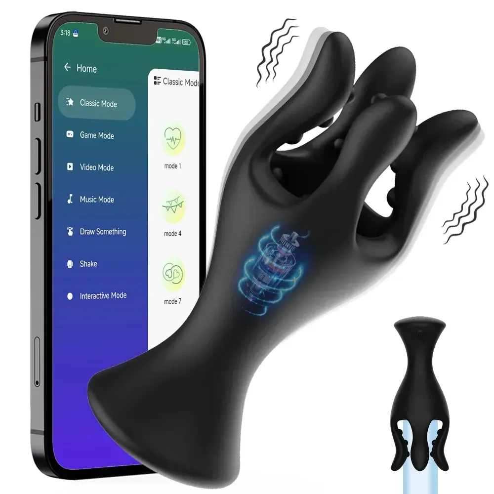 sextoy masculin vibrant avec application
