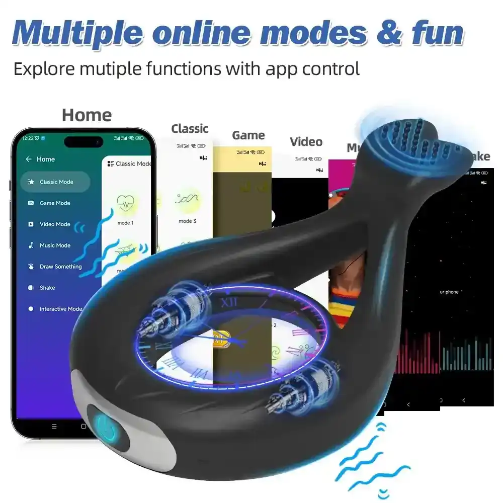 sextoy masculin vibrant en silicone souple 2