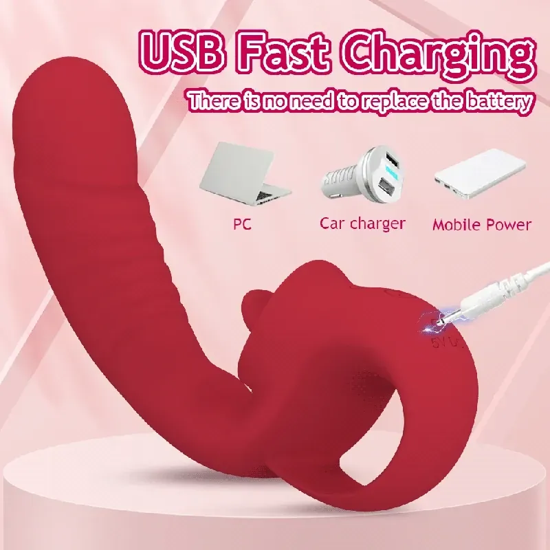 sextoy point g silicone vibrant rechargeable