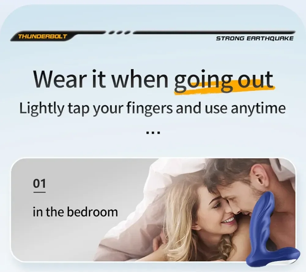 sextoy prostatique controle application