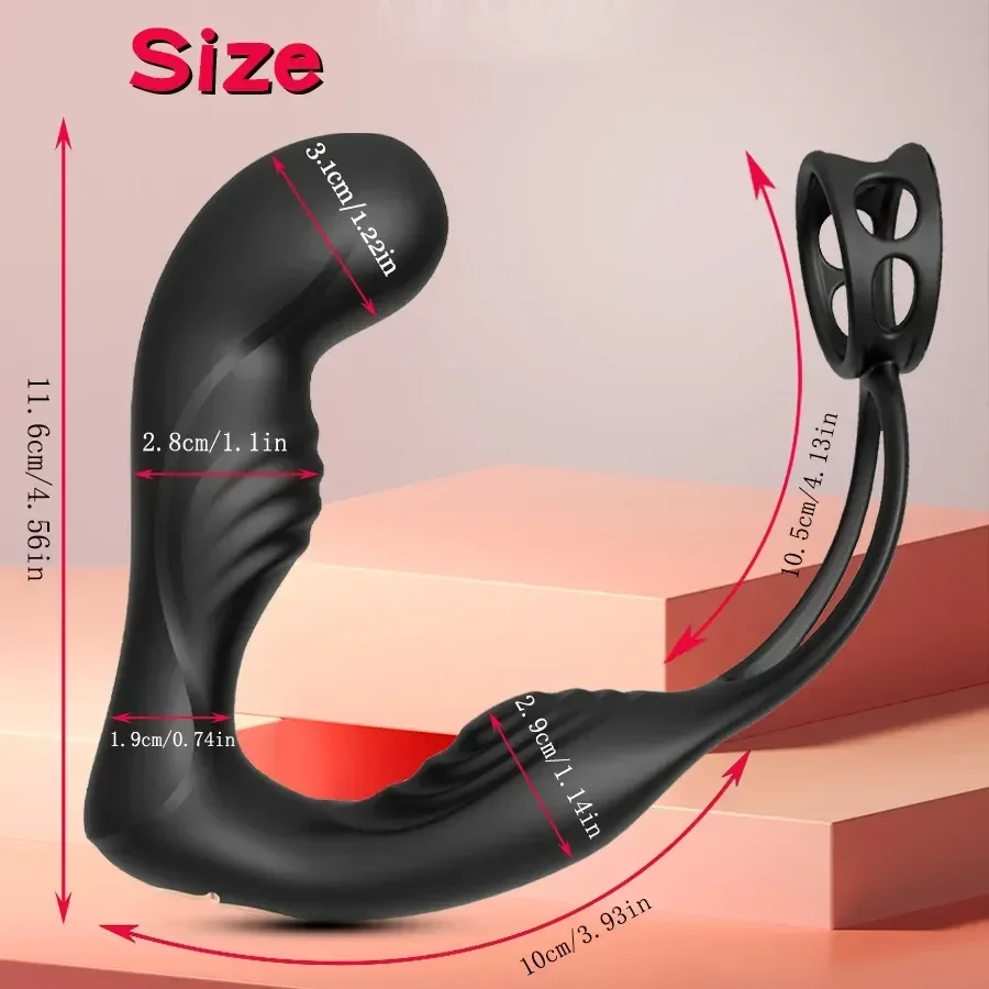 sextoy prostatique homme double moteur