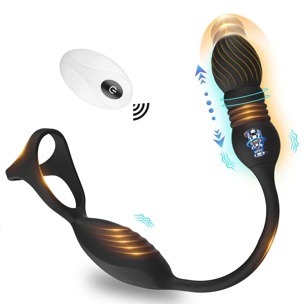 sextoy prostatique telecommande en silicone medical