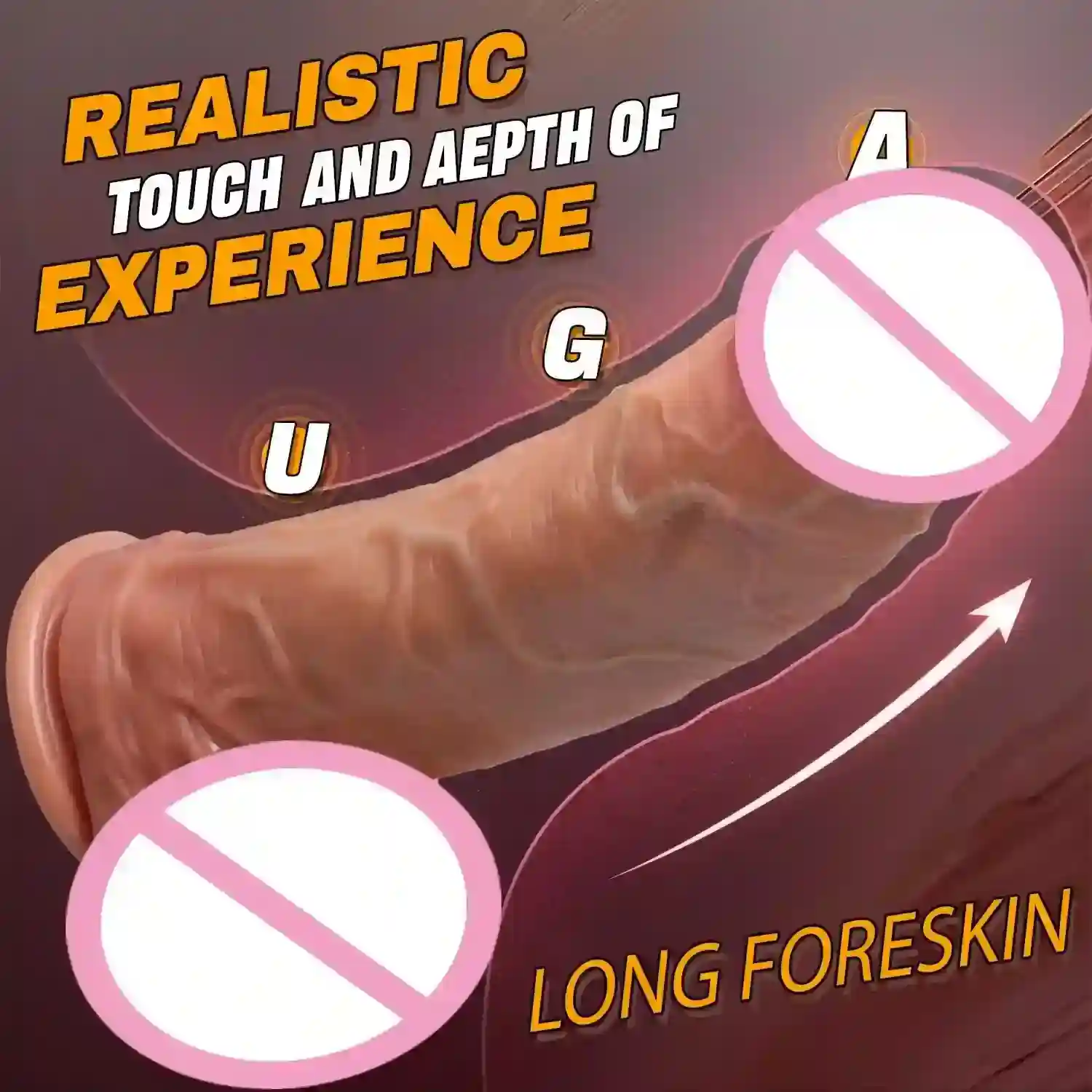 sextoy réaliste avec ventouse et texture 3d