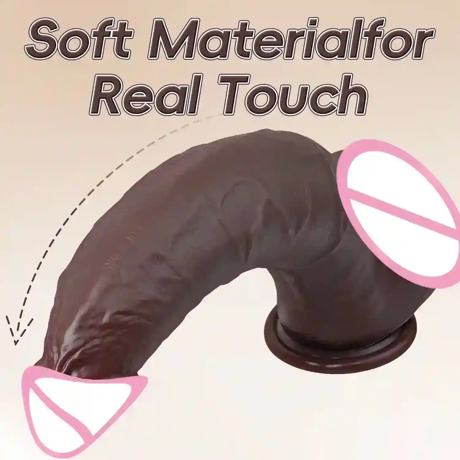 sextoy réaliste forme pénis avec ventouse