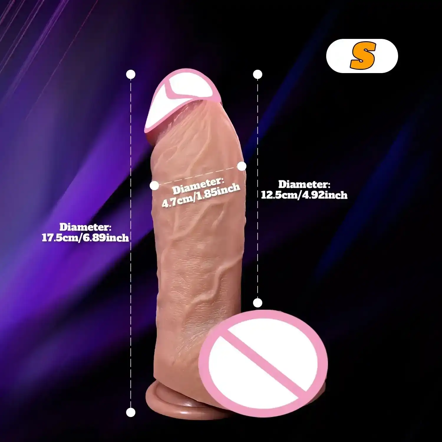 sextoy réaliste point g avec ventouse