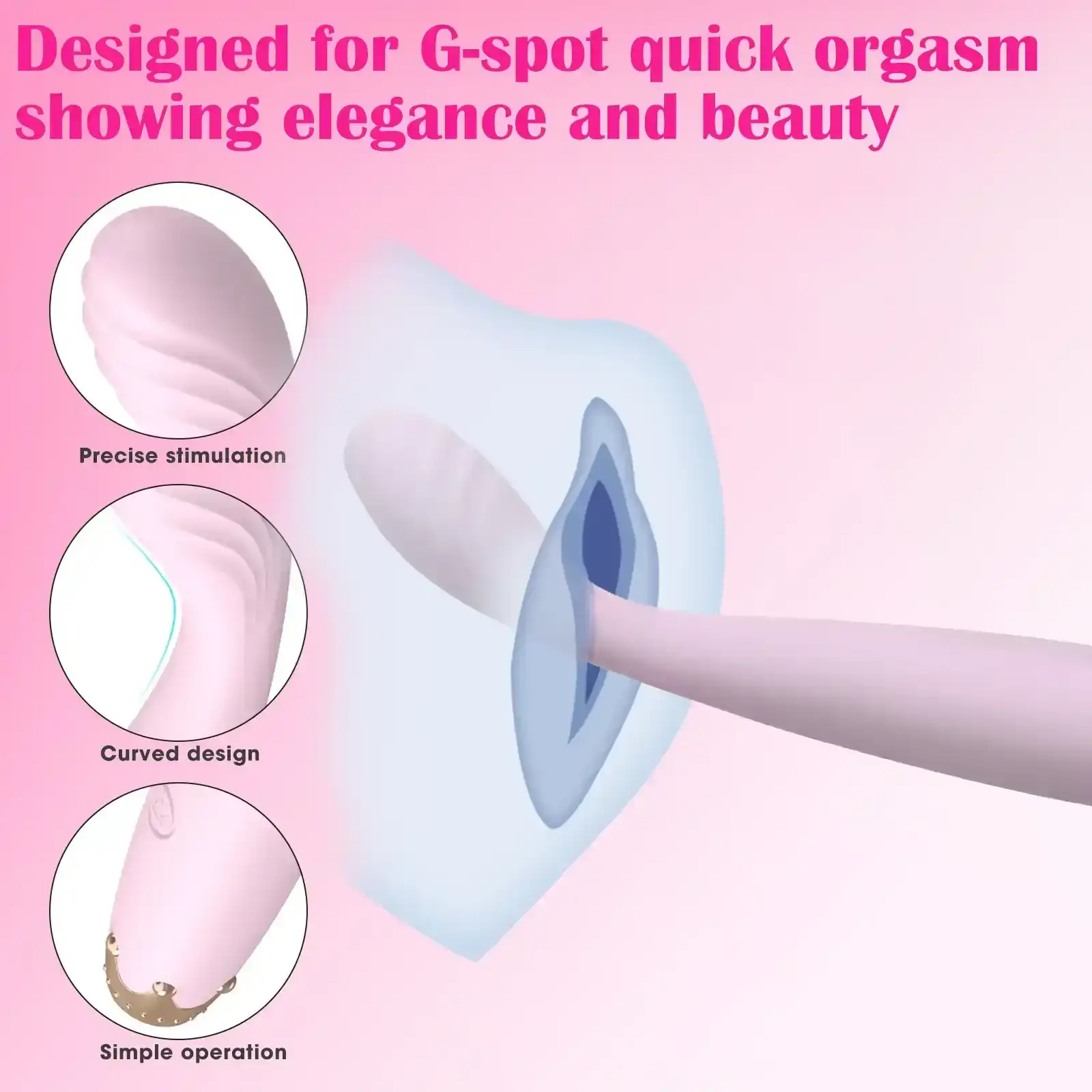 sextoy rose pour stimulation interne