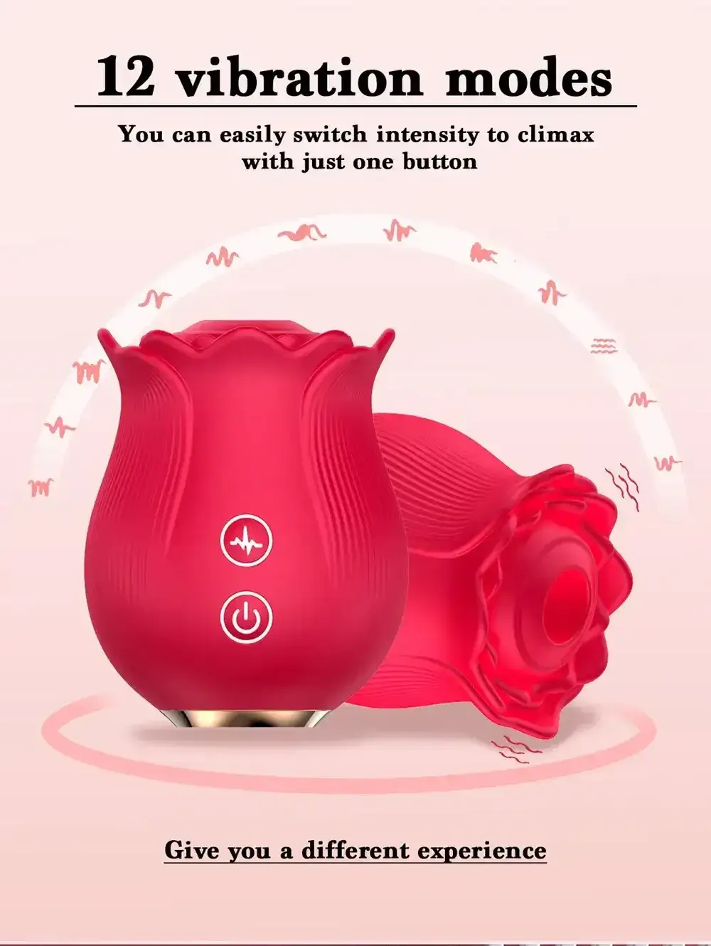 sextoy rose rechargeable en silicone doux