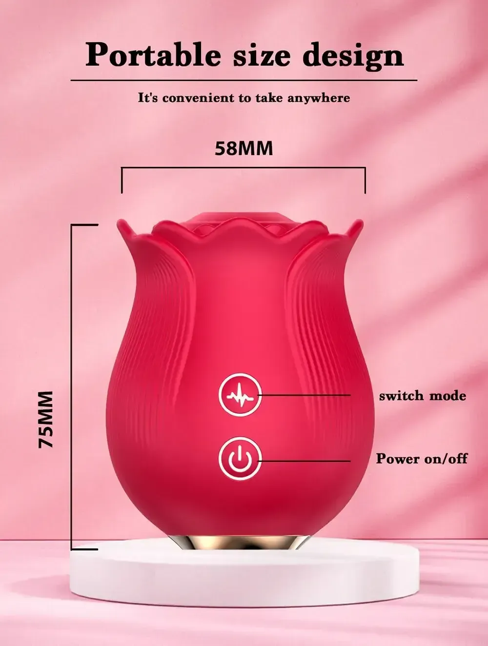 sextoy rose stimulation par succion