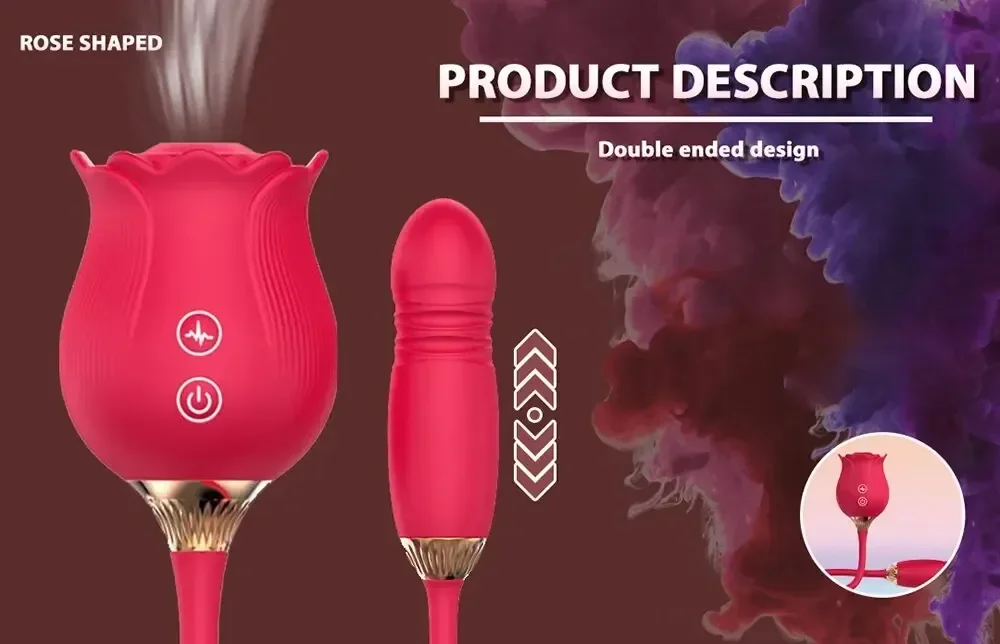 sextoy rose vibrant avec succion
