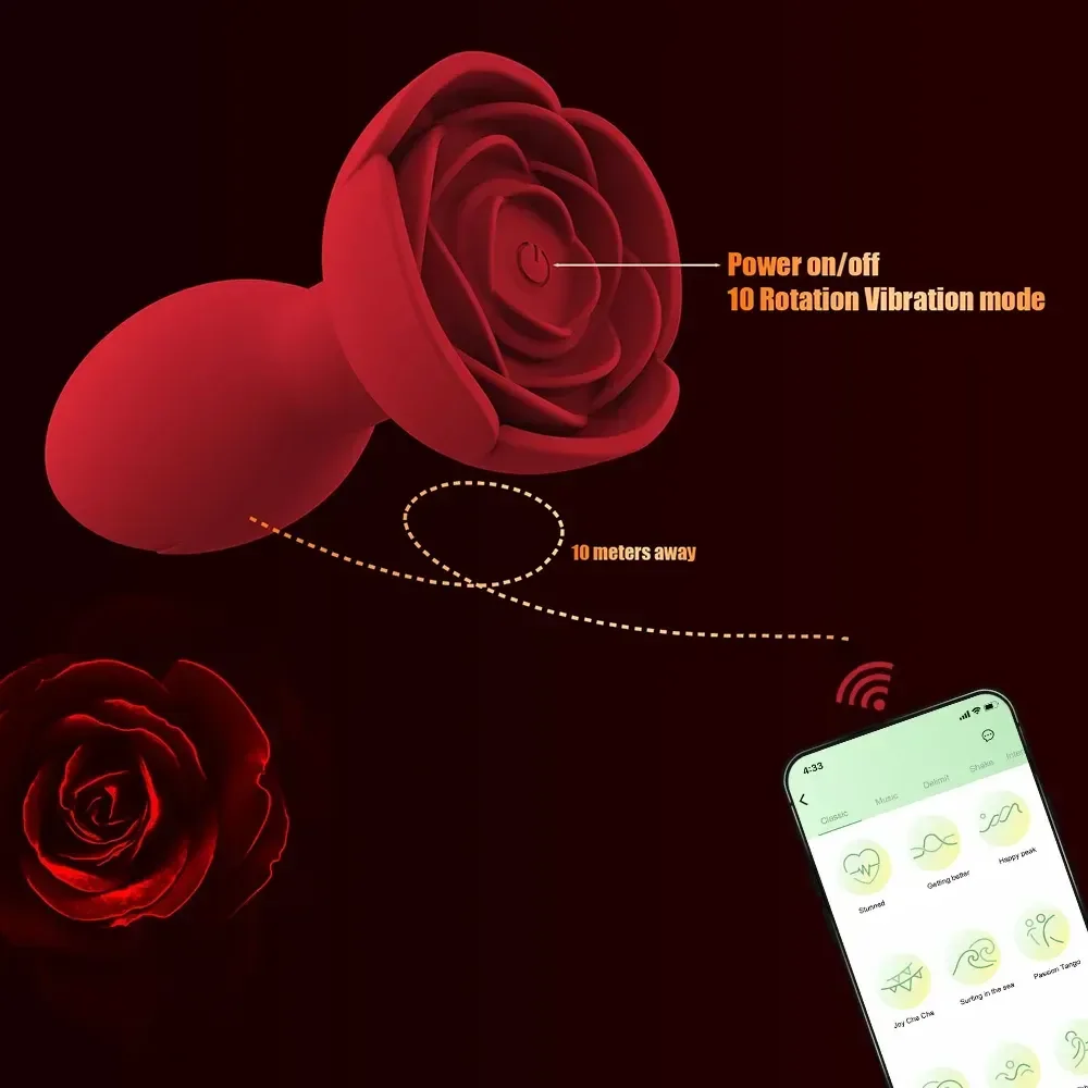 sextoy rose vibrant en silicone medical