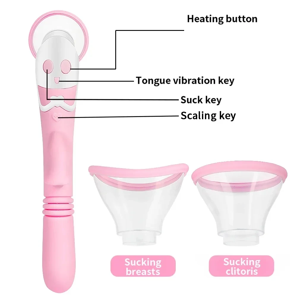 sextoy rose vibrant succion clitoridienne