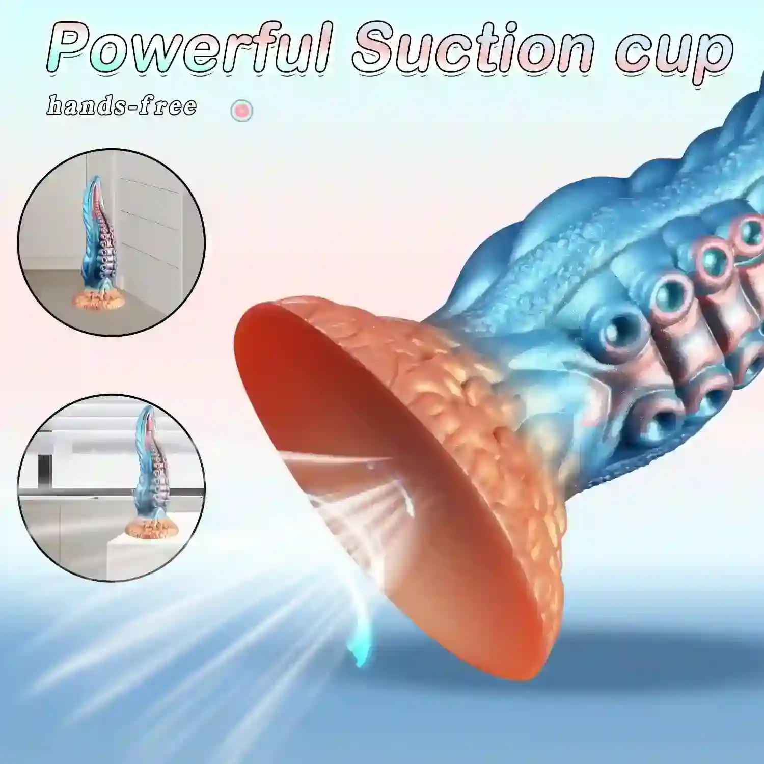 sextoy tentacule realiste en silicone doux