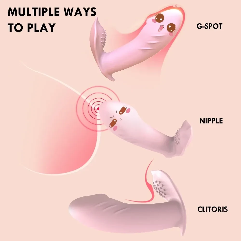 sextoy vibrant papillon en silicone souple