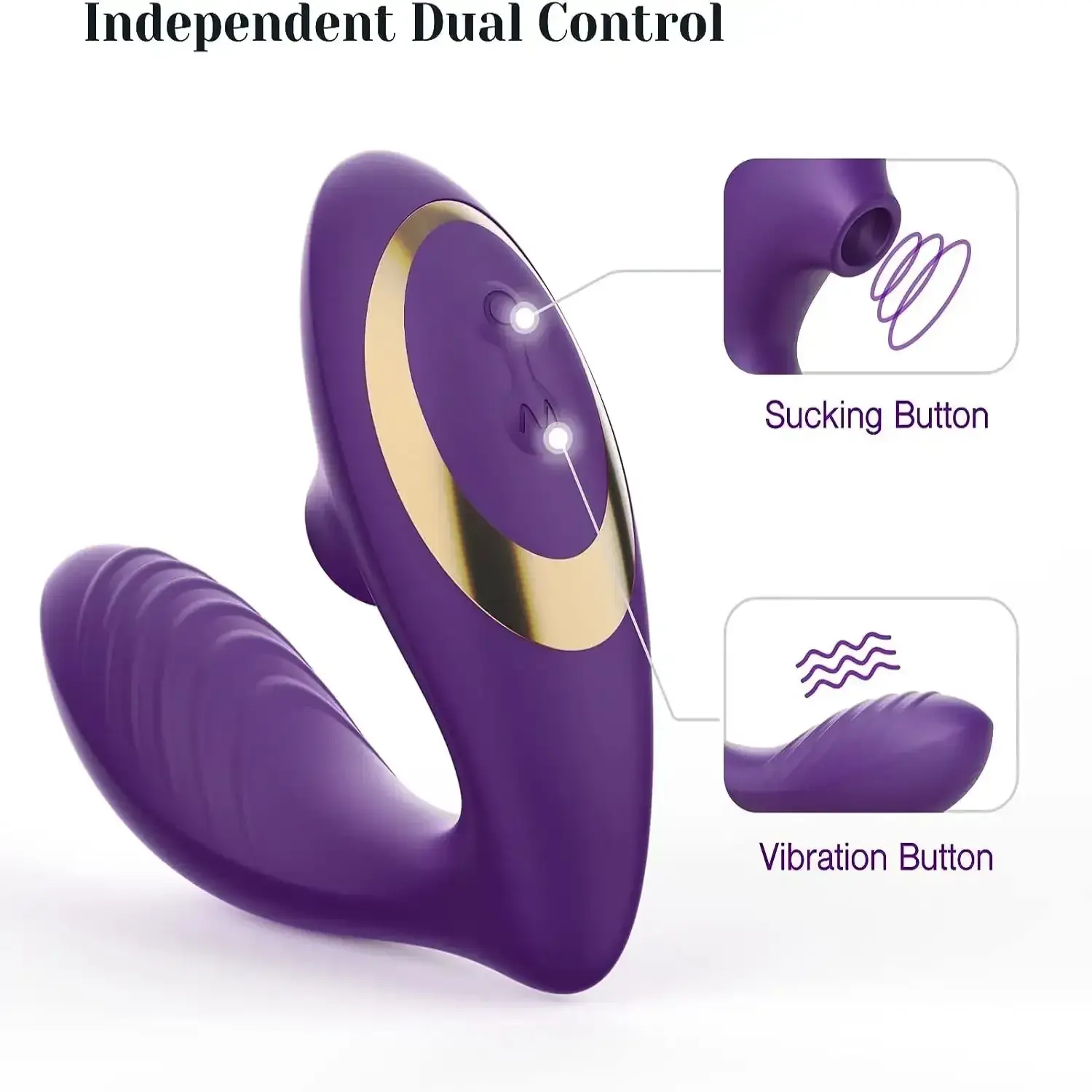 sextoy violet vibrant pour stimulation mixte