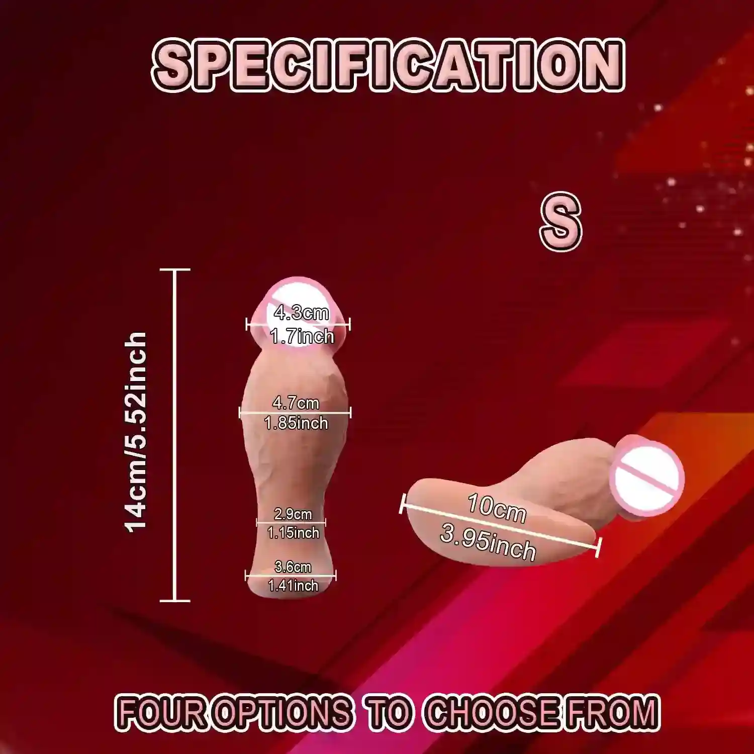 sonde anale prostate en silicone