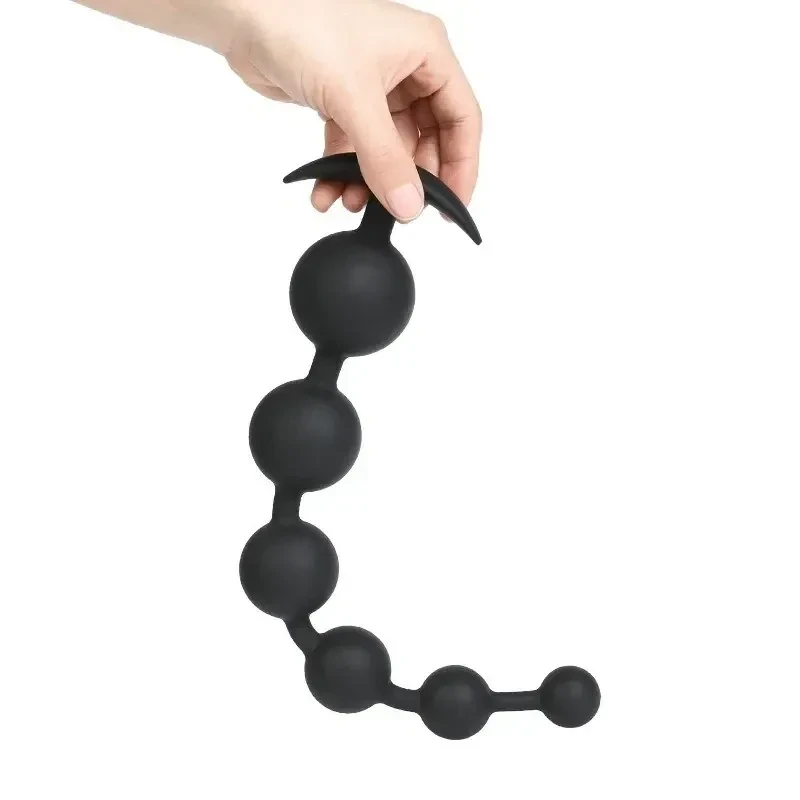stimulateur anal doux avec perles sequentielles