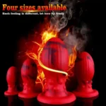 stimulateur anal en silicone médical fileté