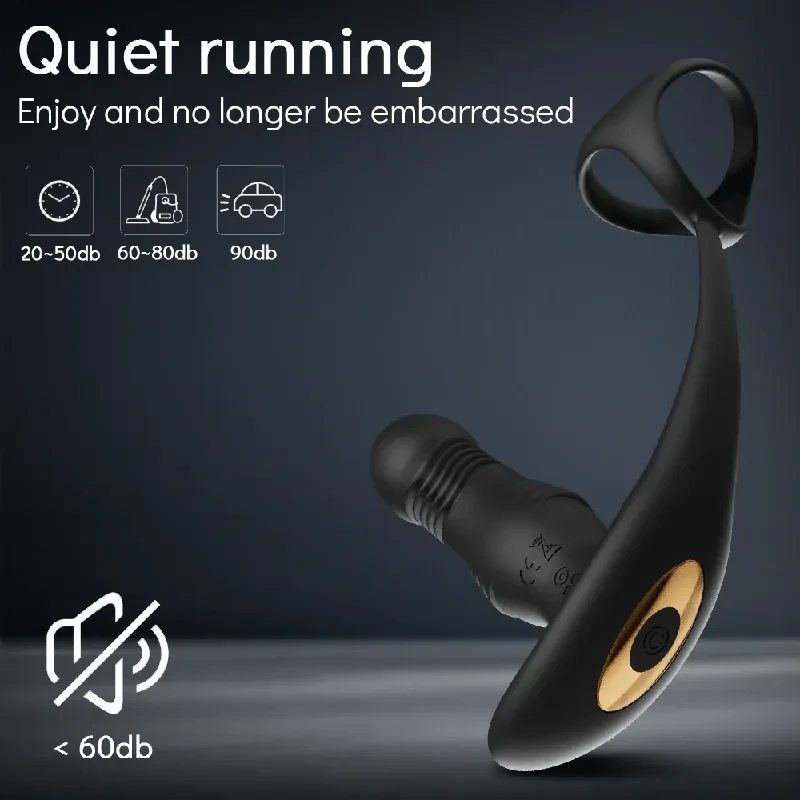 stimulateur anal prostate silicone connecte