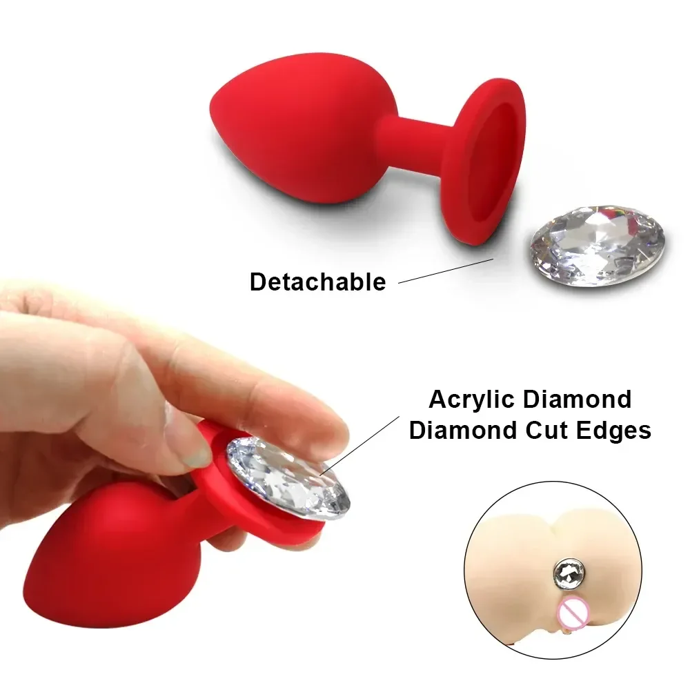stimulateur anal silicone doux vibrant