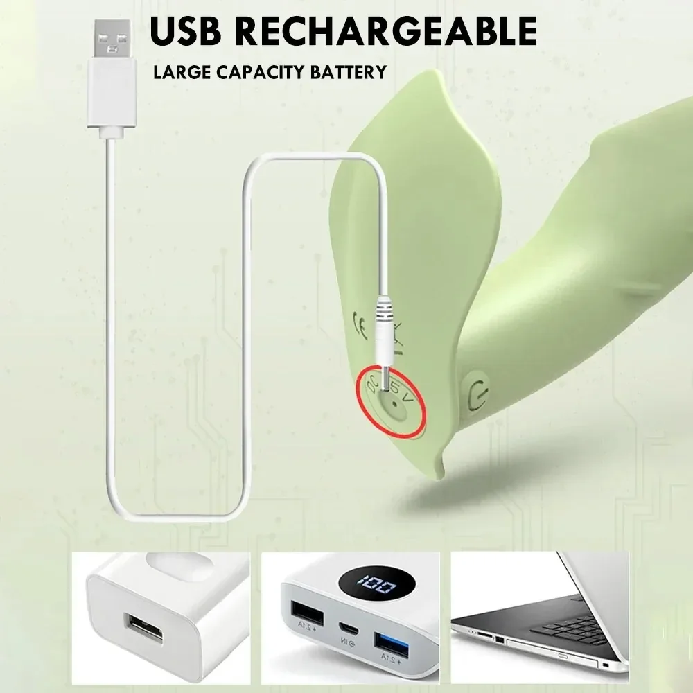 stimulateur clitoridien papillon portable étanche