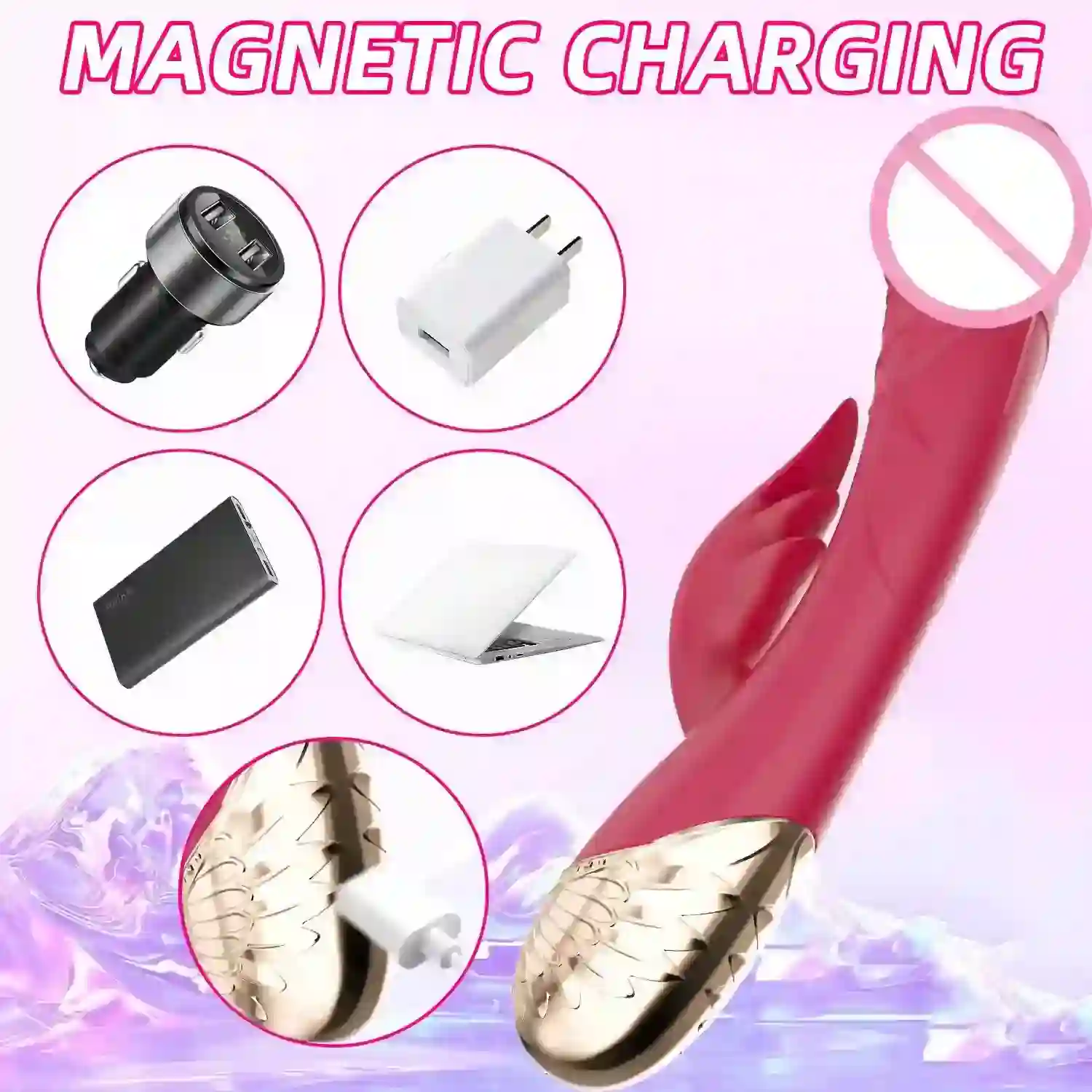 stimulateur clitoridien rabbit vibrant rechargeable