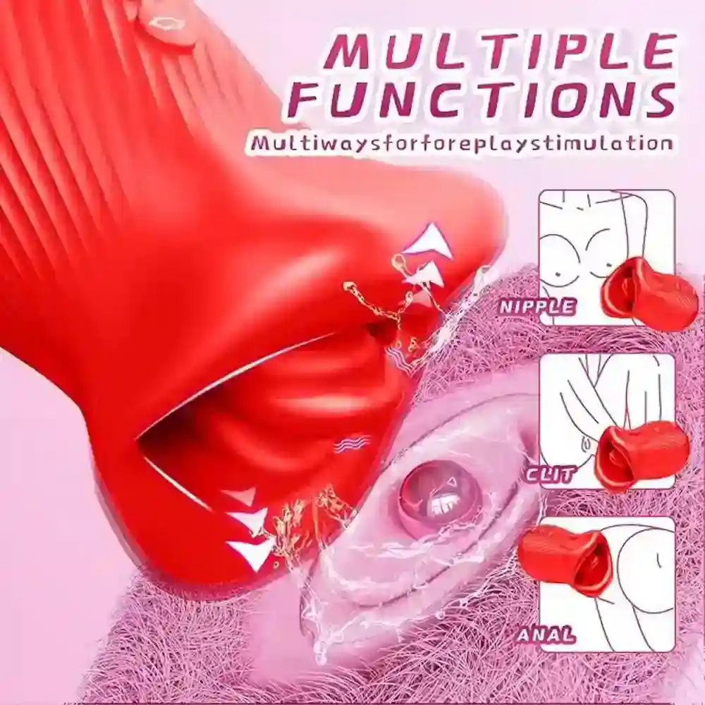 stimulateur clitoridien rose à pulsations