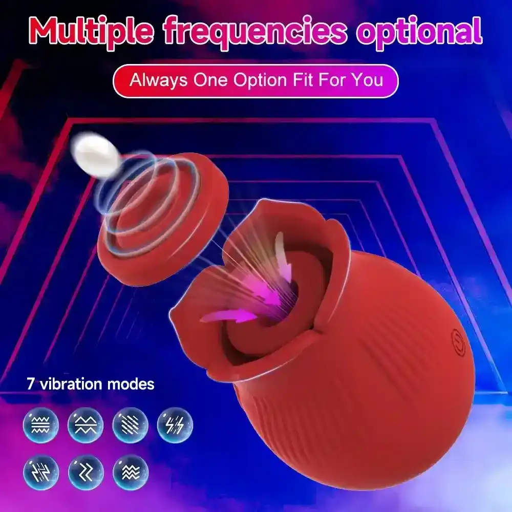 stimulateur clitoridien rose aspiration étanche