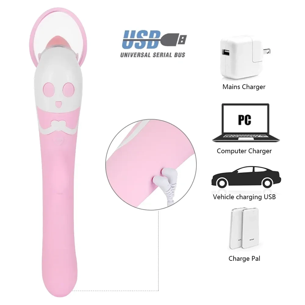 stimulateur clitoridien rose pour massage intime