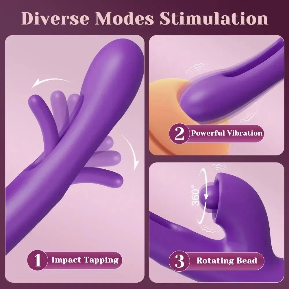 stimulateur clitoridien rotatif 360 degrés