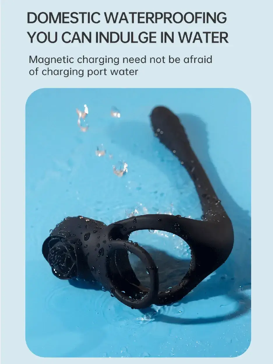 stimulateur clitoridien silicone medical rose