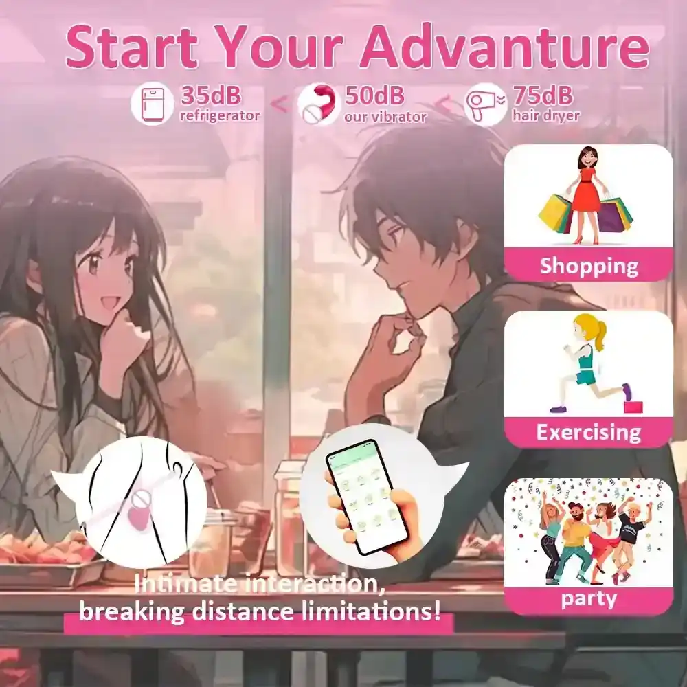 stimulateur clitoridien vibrant controlable a distance