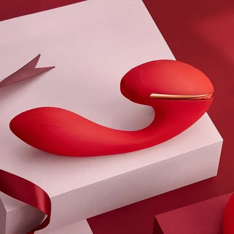 stimulateur clitoridien vibrant en silicone rose