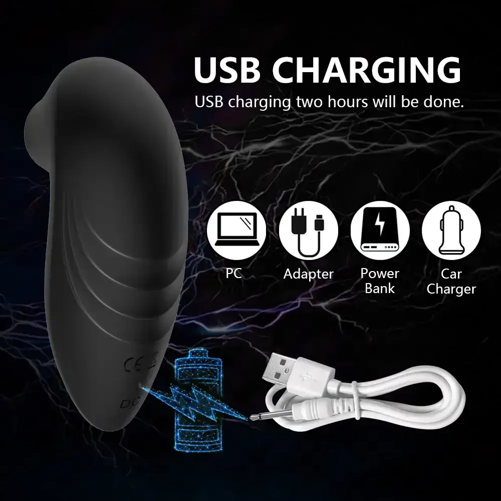 stimulateur clitoridien voyage discret rechargeable