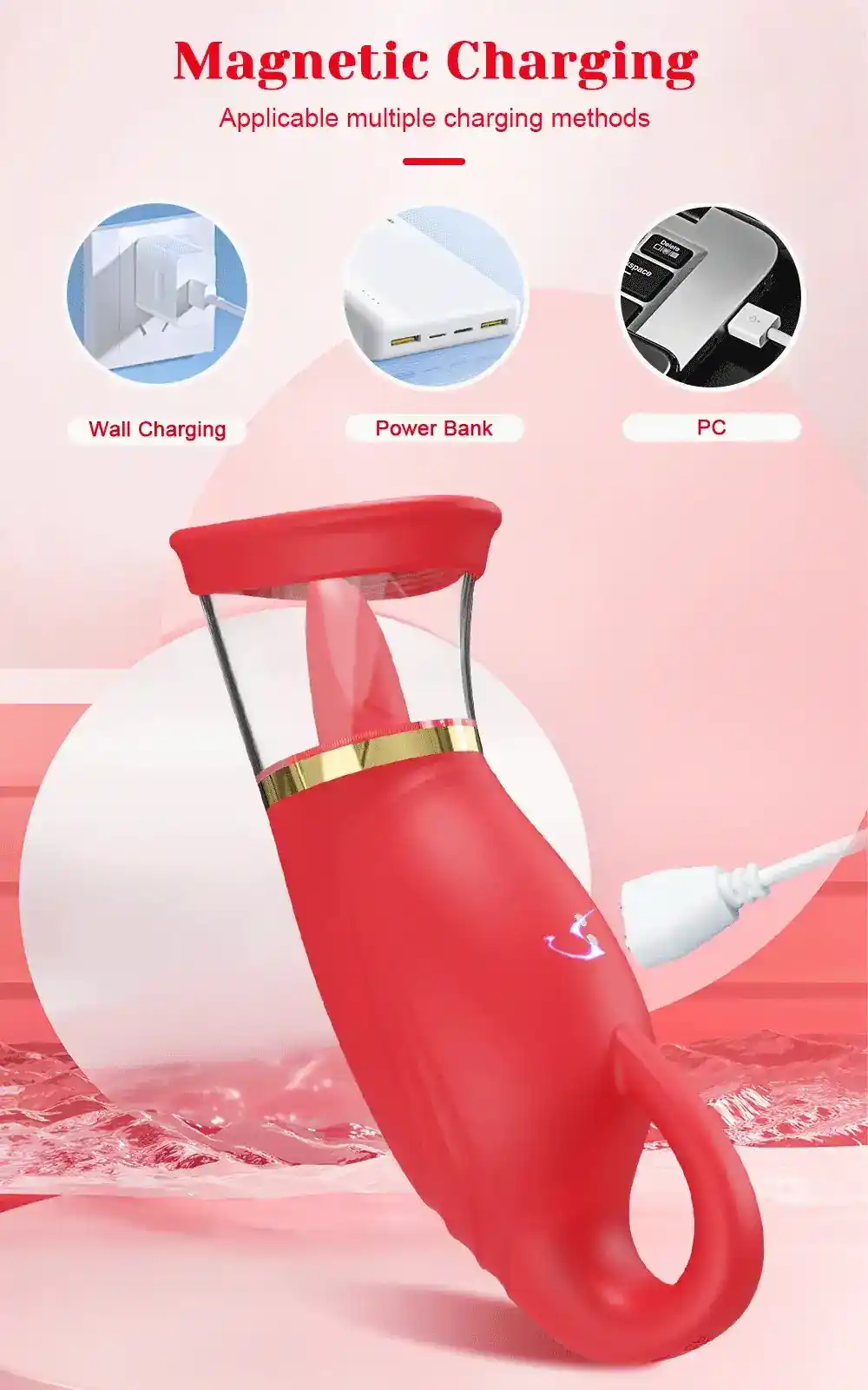 stimulateur clitoris silicone avec modes varies