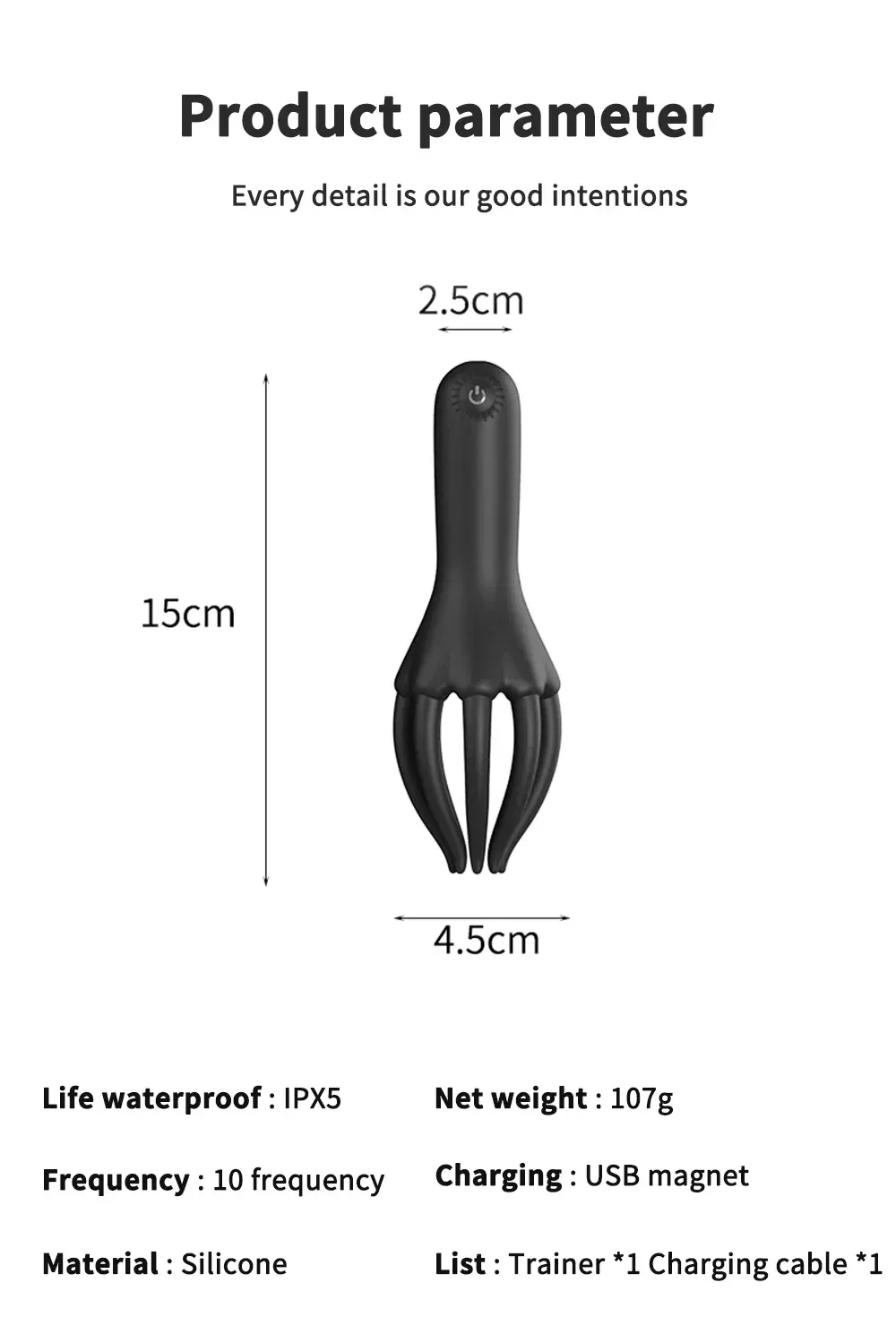 stimulateur de gland vibrant silicone