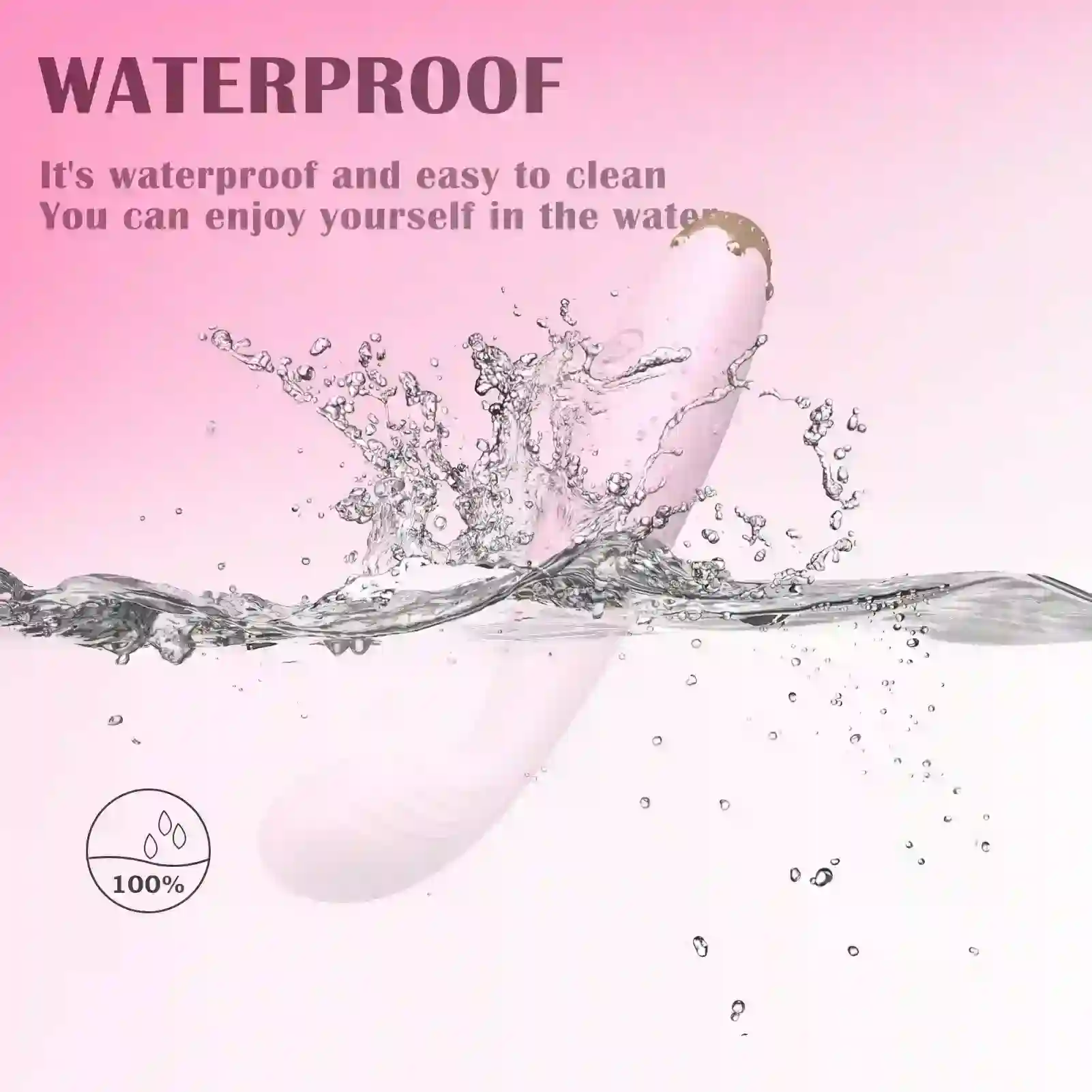 stimulateur feminin en silicone rose