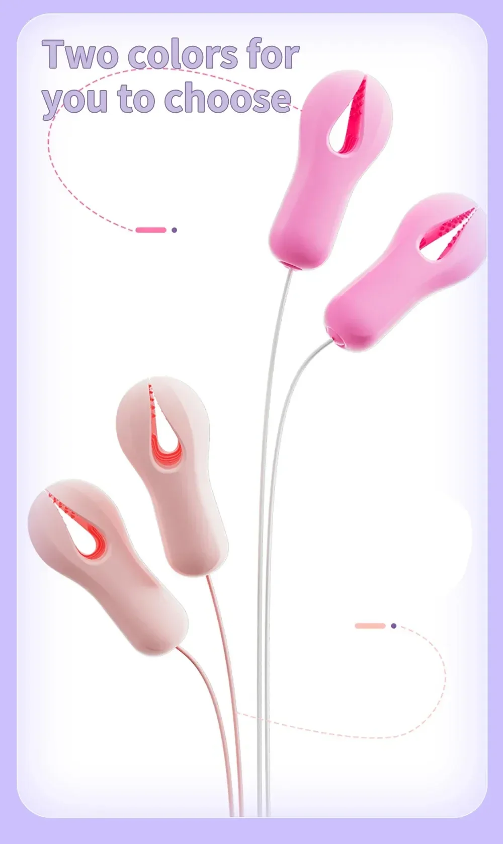 stimulateur mamelons electrique silicone abs