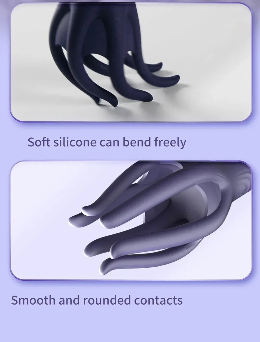 stimulateur penis silicone bleu