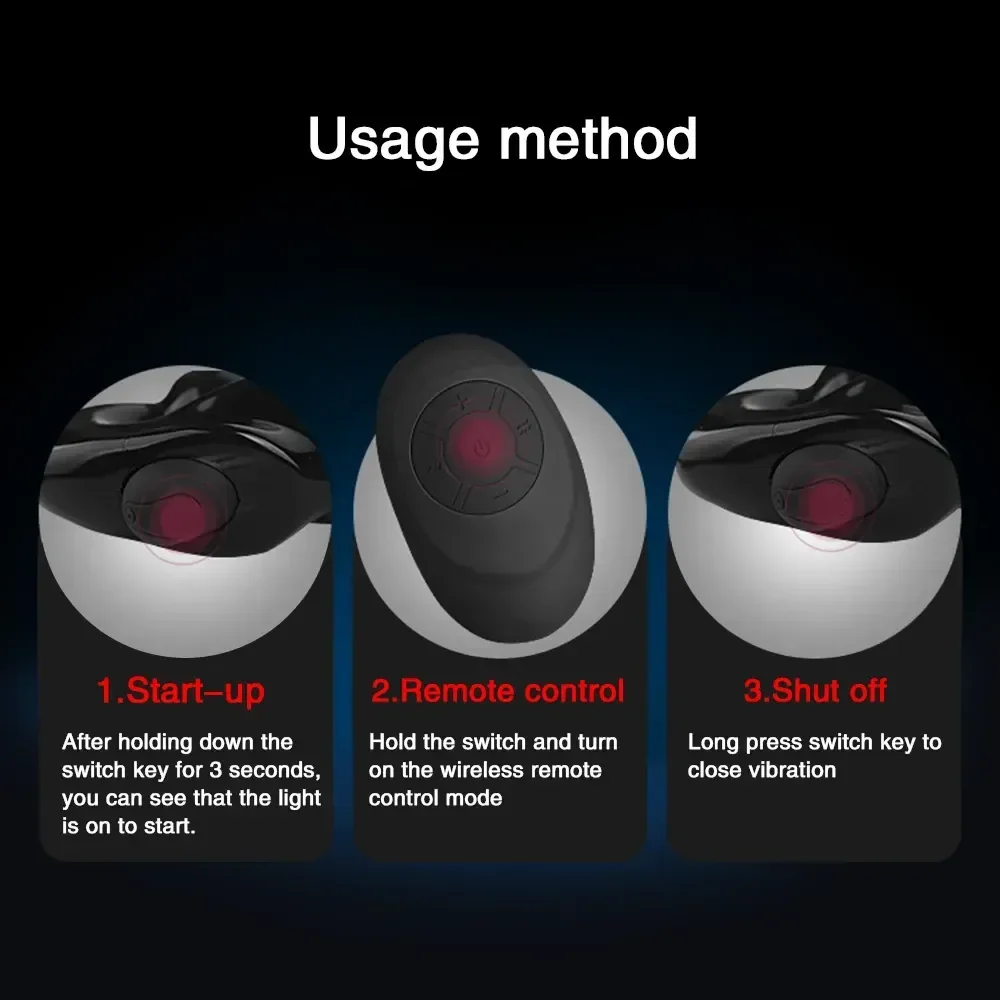stimulateur prostate abs telecommande