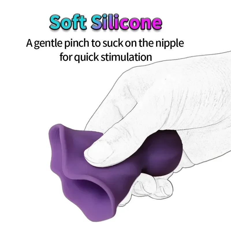 stimulateur teton silicone medical noir