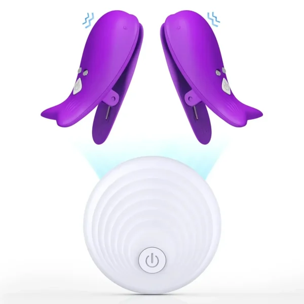 stimulateur téton silicone vibrant étanche