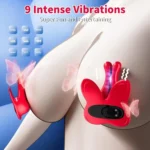 stimulateur tétons vibrant silicone hypoallergénique