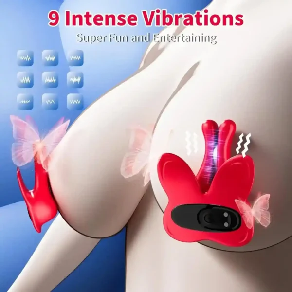 stimulateur tétons vibrant silicone hypoallergénique