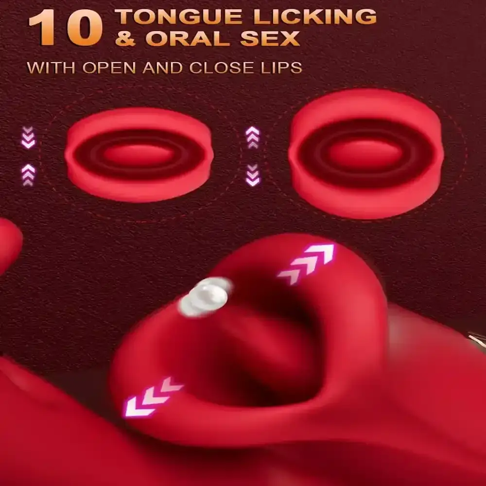 stimulateur vaginal langue rechargeable