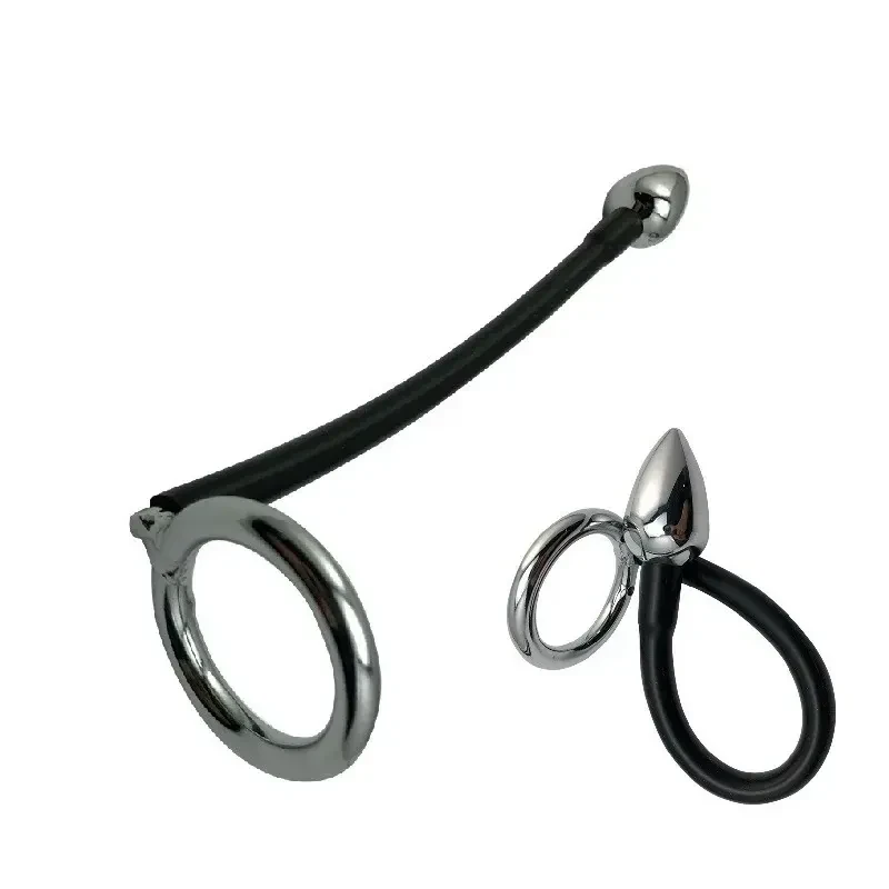 stimulation anale acier inoxydable ergonomique