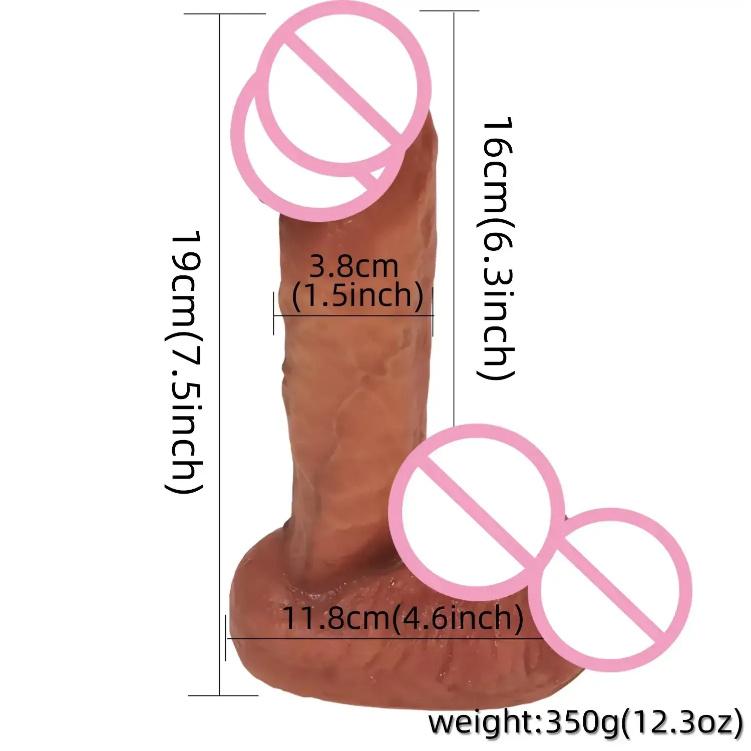 strap-on réaliste en silicone souple